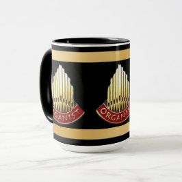 Piporgelfasad Organist Gåva Mugg