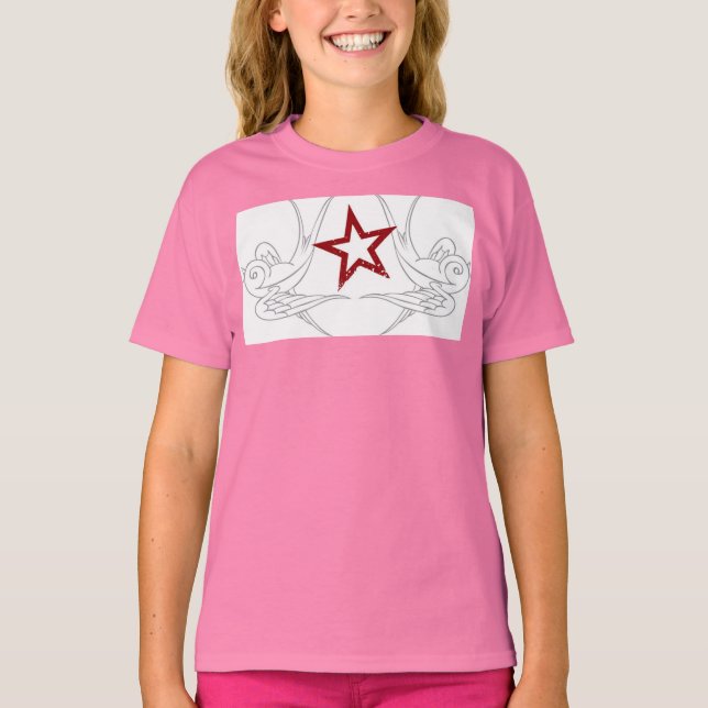 Pippi för flickor ELVA T-shirt (Framsida)