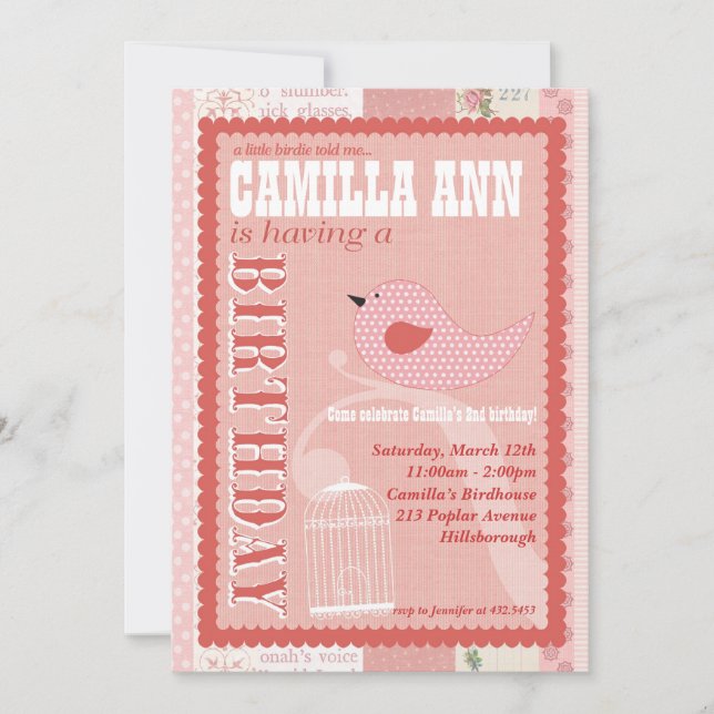 Pippifödelsedagsfest inbjudan (Framsida)