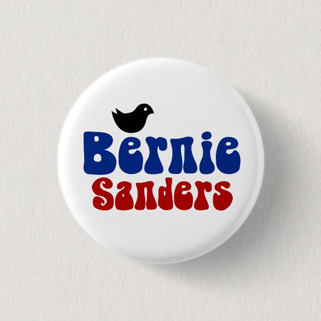 Pippislipmaskiner Retro Bernie POTUS Knapp (Framsida)