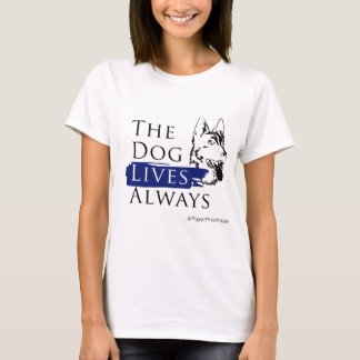 Pippromise: Hund lever Dam T-Shirt White