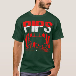 Pips Funny Forex Trader Trading Fläkt Gift T Shirt
