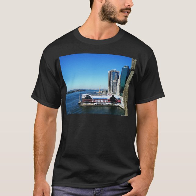 Pir för NYC Manhattan T-shirt (Framsida)