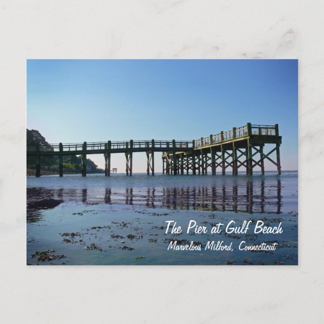 Pir på buktstranden vykort (Framsida)