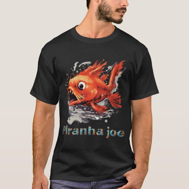 Pirahna joe -  t shirt (Framsida)