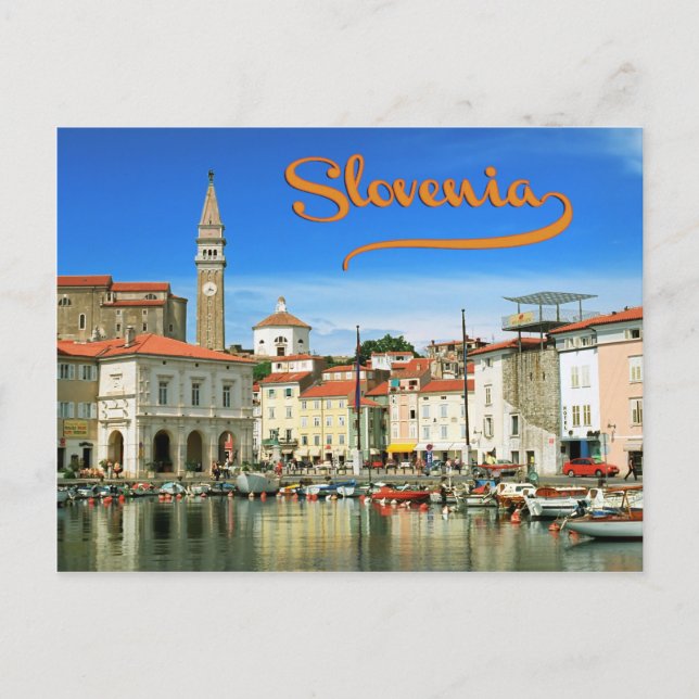 Piran,Slovenien Vykort (Framsida)
