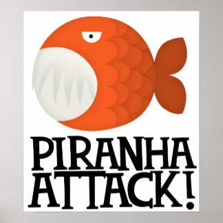 Piranha-attack! Poster