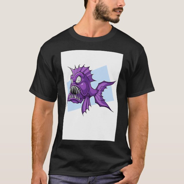 Piranha-Cuda T Shirt (Framsida)