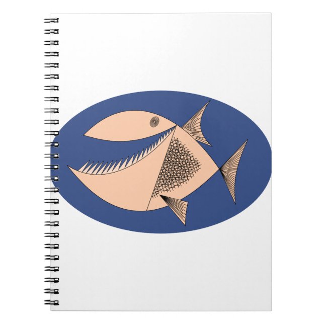 Piranha Fish Anteckningsbok (Framsidan)