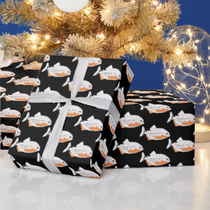 Piranha Fish Swimming Presentpapper
