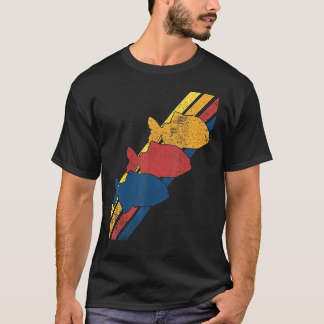 Piranha Fisk Piranhas T Shirt (Framsida)