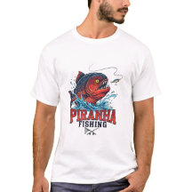 Piranha Fiskentusiast – Vild Fiskare Design