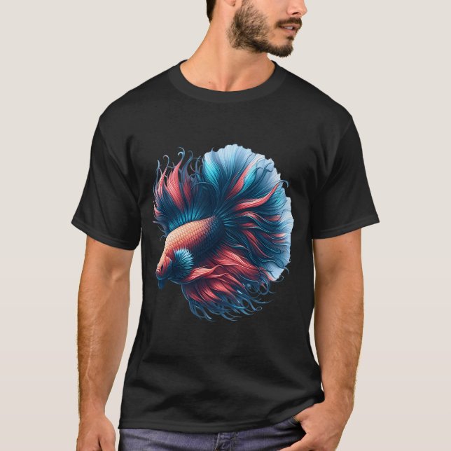 Piranha Hund T Shirt (Framsida)