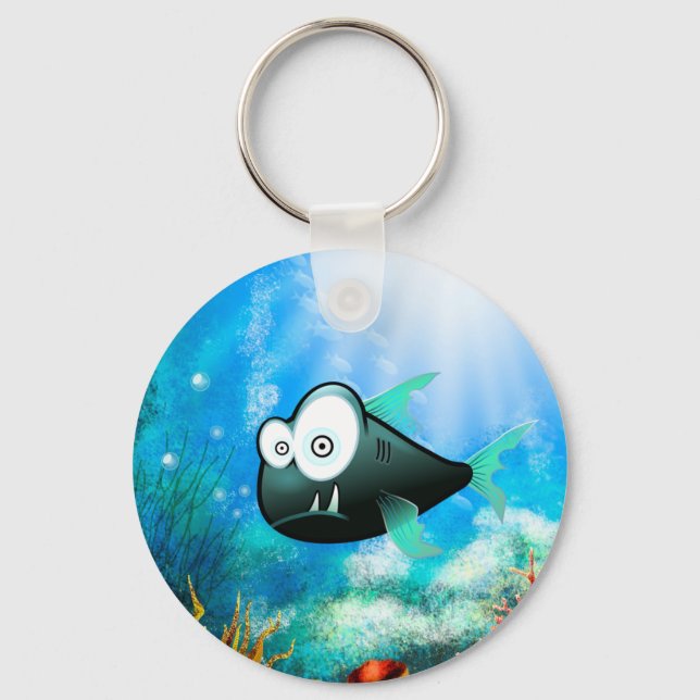 piranha nyckelring (Framsida)