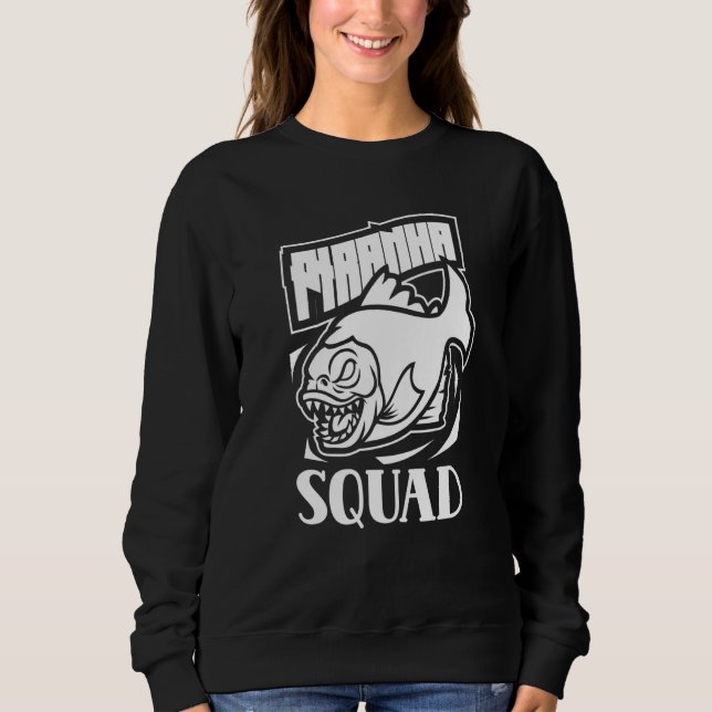 Piranha Squad Retro Piranhas Fisk T Shirt (Framsida)