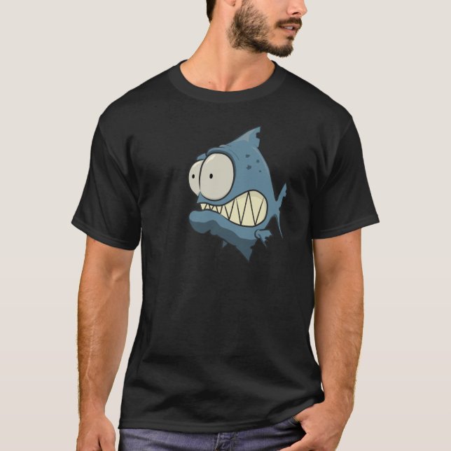 Piranha T Shirt (Framsida)