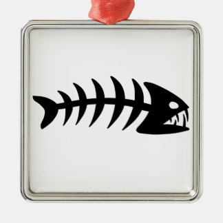 Piranhafiskben Julgransprydnad Metall