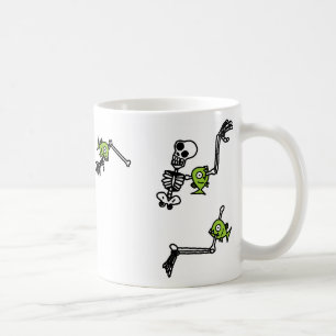 Piranhas är kalla. (sjal runt om muggdesign) kaffemugg