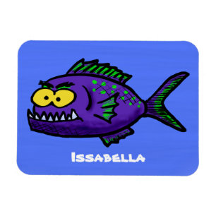 Piranhas tecknad magnet