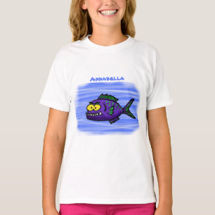 Piranhas tecknad t shirt