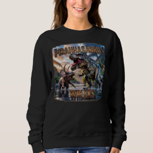 Piranhasaurus Ödeläggelse Fotografisk – Roligt Skr T Shirt
