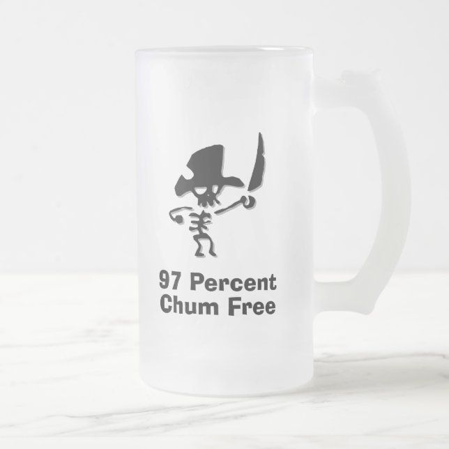 Pirat 97 % Chum-fri Frostat Ölglas (Höger)