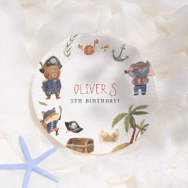 Pirat Animals Boy Födelsedagsfest