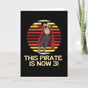 Pirat är nu 3-dagars pojke kort