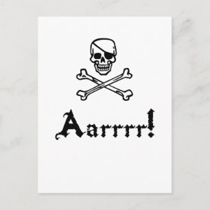 Pirat Arrr Vykort