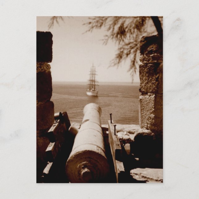 Pirat Attack Vykort (Framsida)