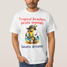 Pirat Banana Äventyr Vibe om tropisk strand