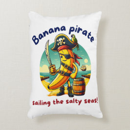 Pirat Banana Äventyr vid havet Prydnadskudde