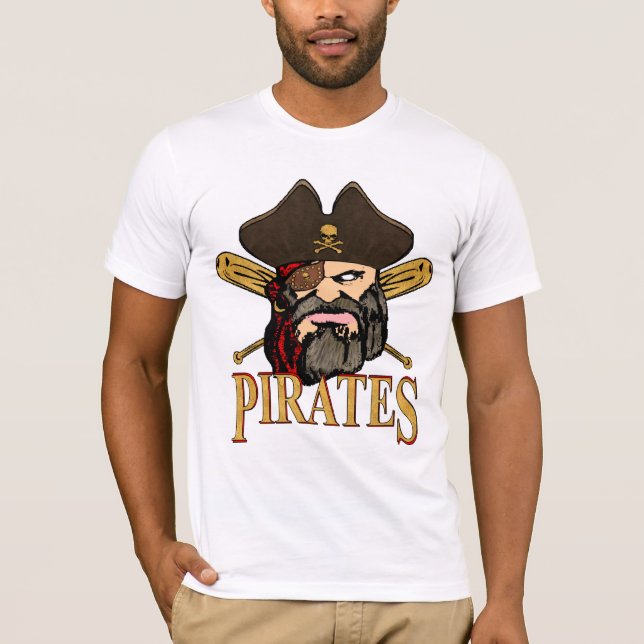 Pirat Baseball T-Shirt (Framsida)