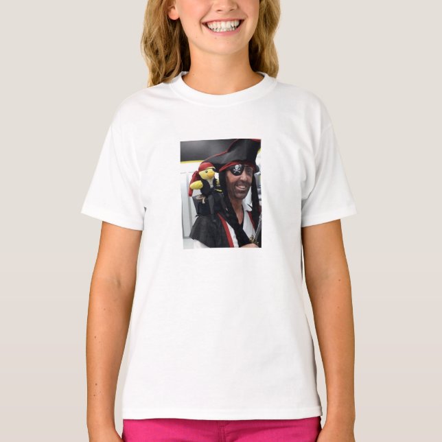 Pirat behöver inte papegoja T-Shirt (Framsida)