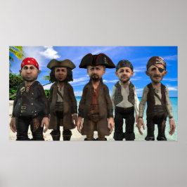 Pirat-besättningen = liten Poster