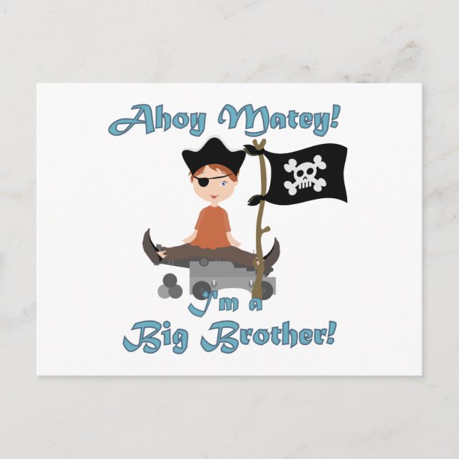 Pirat Big Brother Vykort (Framsida)