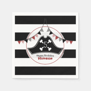 Pirat Birthday Napkins Pappersservett