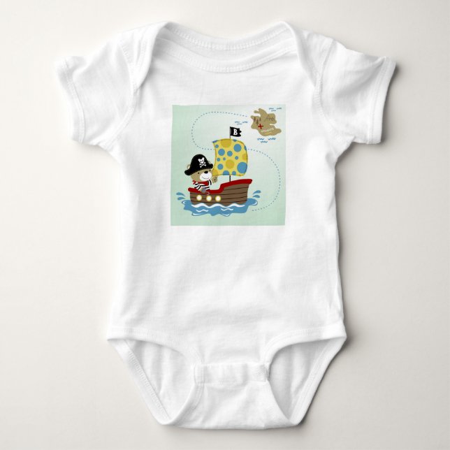 Pirat-björnjakt på kredit tee shirt (Framsida)