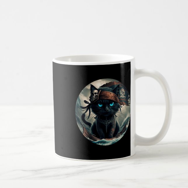 Pirat Black Cat Kaffemugg (Höger)