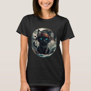 Pirat Black Cat T Shirt