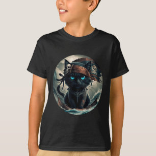 Pirat Black Cat T Shirt
