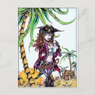 Pirat Booty vykort