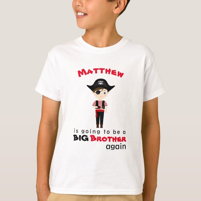 Pirat Boy Big Brother igen Tee (Framsida)