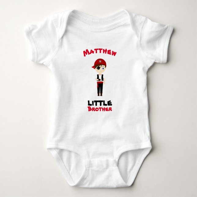 Pirat Boy Little Brother Tee (Framsida)