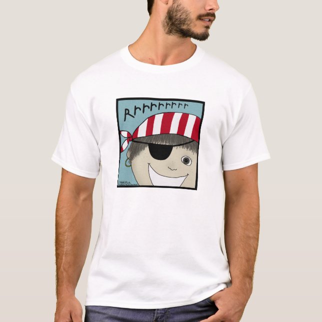 Pirat Boy Rrrrrrr T-shirt (Framsida)