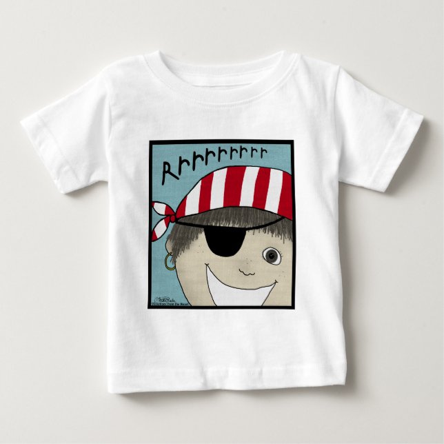 Pirat Boy Rrrrrrr T-shirt (Framsida)
