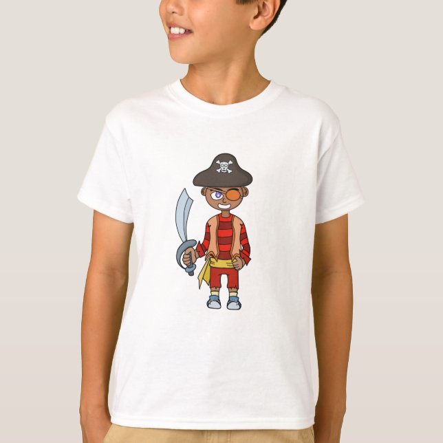 Pirat Boy T Shirt (Framsida)