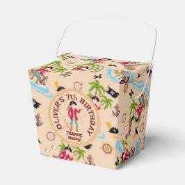 Pirat Boy Treasure Karta Roligt Födelsedagsfest  Presentaskar