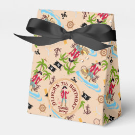 Pirat Boy Treasure Karta Roligt Födelsedagsfest  Presentaskar