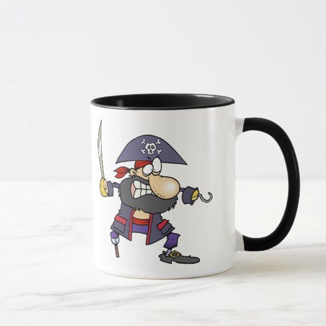 Pirat Buccaneer - tillfoga precis rommuggen Mugg (Höger)